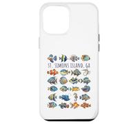Custodia per iPhone 12 Pro Max St Simons Island GA - Pesce colorato