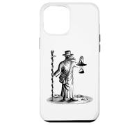 Custodia per iPhone 12 Pro Max Steampunk Peste Pestilenza Tarocchi Vintage Horror