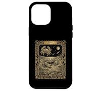 Custodia per iPhone 12 Pro Max Stile della carta dei tarocchi dell'oroscopo dello zodiaco del cancro