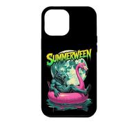 Custodia per iPhone 12 Pro Max Summerween Werewolf Retro Horror Beach Halloween in estate