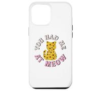 Custodia per iPhone 12 Pro Max Sunflowers Cat Lovers You Had me At Meow
