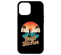 Custodia per iPhone 12 Pro Max SUP Bitches Paddleboard Paddle Board Boarding Ragazze Donne