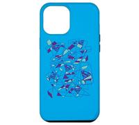 Custodia per iPhone 12 Pro Max Superman Geo Scribbles