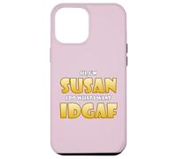 Custodia per iPhone 12 Pro Max Susan Joke IDGAF Meme Cute Halloween Costume For Susans