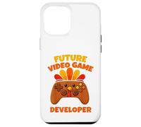 Custodia per iPhone 12 Pro Max Sviluppatore di videogiochi Future Thanksgiving Gaming Fun Boy Kid