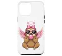 Custodia per iPhone 12 Pro Max Sweet Valentine's Day Sloth Angel With Pink Wings