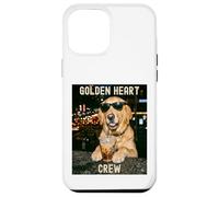 Custodia per iPhone 12 Pro Max T-shirt per cani vintage Golden Retriever Life Is Golden