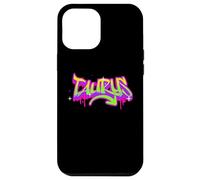 Custodia per iPhone 12 Pro Max Taurus Zodiac Retro Graffiti Birthday Design