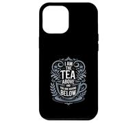 Custodia per iPhone 12 Pro Max Tazza da tè decorata con scritta "I Am The Tea"