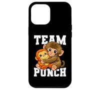 Custodia per iPhone 12 Pro Max Team Punch The Monkey Panchi Kun - Peluche dello zoo giapponese