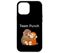 Custodia per iPhone 12 Pro Max Team Punch The Monkey Triste Macaque Cute Baby