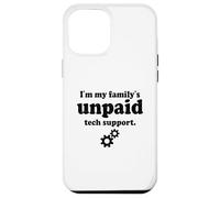 Custodia per iPhone 12 Pro Max Tech Sono l'ingegnere del software di supporto tecnico non retribuito della mia famiglia