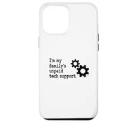 Custodia per iPhone 12 Pro Max Tech Sono l'ingegnere del software di supporto tecnico non retribuito della mia famiglia