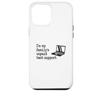 Custodia per iPhone 12 Pro Max Tech Sono l'ingegnere del software di supporto tecnico non retribuito della mia famiglia