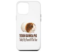 Custodia per iPhone 12 Pro Max Teddy Guinea Pig Genitore dell'anno, grazioso design Cavy