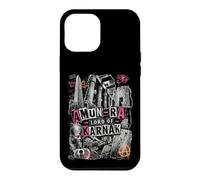 Custodia per iPhone 12 Pro Max Tempio Egizio Amun Ra Signore Di Karnak