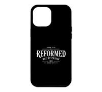 Custodia per iPhone 12 Pro Max Teologia Riformata Giovanni 1:13 Cristiano - Non per scelta