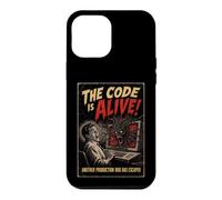 Custodia per iPhone 12 Pro Max The Code Is Alive Programmazione Humor Old Horror Movie Poster