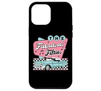 Custodia per iPhone 12 Pro Max The Fifties 1950s Car Music Checkerboard Rockabilly Sock Hop
