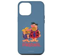 Custodia per iPhone 12 Pro Max The Flintstones Fred and Barney Stylized Art
