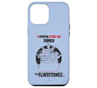 Custodia per iPhone 12 Pro Max The Flintstones Fred Wilma Modern Stone Age Car
