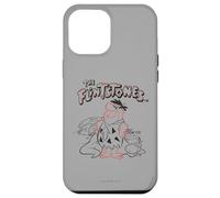 Custodia per iPhone 12 Pro Max The Flintstones Fred with Sleeping Dino