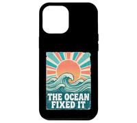 Custodia per iPhone 12 Pro Max The Ocean Fixed It Retro Beach Waves Sun