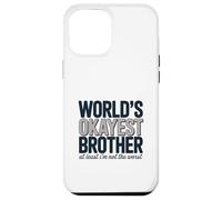 Custodia per iPhone 12 Pro Max Tipografia fratello più buono del mondo