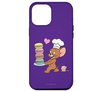 Custodia per iPhone 12 Pro Max Tom and Jerry Macaron Love