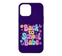 Custodia per iPhone 12 Pro Max Torna a scuola Babe Retro Groovy Carino Daisy Butterfly