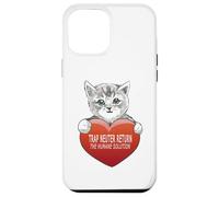 Custodia per iPhone 12 Pro Max Trap Neuter Return (TNR) The Humane Solution gatto cuore amore