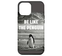 Custodia per iPhone 12 Pro Max Trendy Nihilist Penguin Motivational Be Like The Penguin