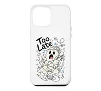 Custodia per iPhone 12 Pro Max Troppo tardi fantasma in preda al panico catturato in fili