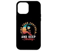 Custodia per iPhone 12 Pro Max Trova il tuo punto d'appoggio e continua a scalare Rock Boulder Vintage