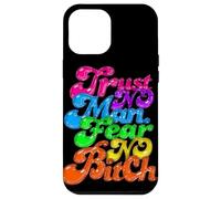 Custodia per iPhone 12 Pro Max Trust No Man Fear NoOne - Design audace