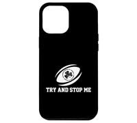 Custodia per iPhone 12 Pro Max Try and Stop Me Rugby Player Tackle Scrum Sports