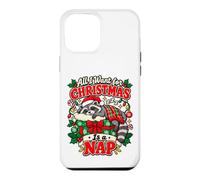 Custodia per iPhone 12 Pro Max Tutto quello che voglio per Natale è una divertente vacanza con i procioni