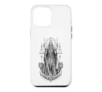 Custodia per iPhone 12 Pro Max Tyr Norse War Justice Wolf Rune Mitologia Opera d'arte