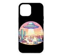 Custodia per iPhone 12 Pro Max UFO Alien Abduction Fox Desert Incontro