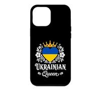 Custodia per iPhone 12 Pro Max Ukrainian Queen Ukraine Flag Proud Ukrainian Woman