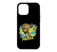 Custodia per iPhone 12 Pro Max Un Giocatore Di Padel Alla Moda - Un Leone Che Gioca A Padel