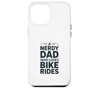 Custodia per iPhone 12 Pro Max Un papà nerd che ama andare in bicicletta il padre in bicicletta