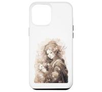 Custodia per iPhone 12 Pro Max Una donna che indossa un kimono tradizionale giapponese che sogna sogni diurni leggeri e fragili