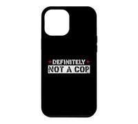 Custodia per iPhone 12 Pro Max Undercover Police Costume Definitely Not A Cop His Her