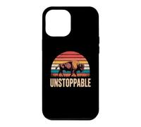 Custodia per iPhone 12 Pro Max Unstoppable Buffalo Bison Outdoor Vintage Graphic