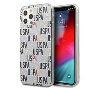 Custodia per iPhone 12 Pro Max US Polo Logo Mania bianca