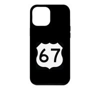 Custodia per iPhone 12 Pro Max US Route 67 segno