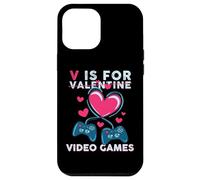 Custodia per iPhone 12 Pro Max V È Per I Videogiochi San Valentines Gamer Ragazzo Uomini