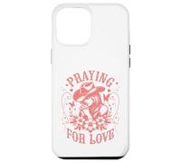 Custodia per iPhone 12 Pro Max Valentines Day Praying for Love Cowgirl