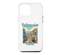 Custodia per iPhone 12 Pro Max Valparaiso Cile Vintage Costiera Viaggio Vacanza Vacanza